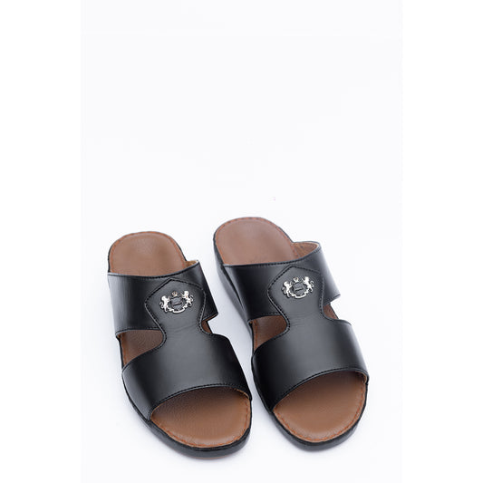 أمـافي كلاسيك ٧٥٠ - تصميم التاج بجلد نابا (أسود + بيج)