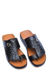 LUXURY 122 - OSTRITCH FINISH BLACK