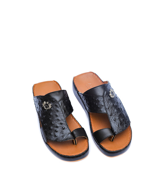 1002-Luxury 432-Black Ostrich Print (Special Edition)