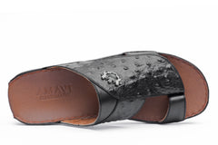 LUXURY 122 - OSTRITCH FINISH BLACK