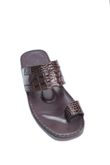 PREMIO 802 A - CROCODILE PATTERN BROWN