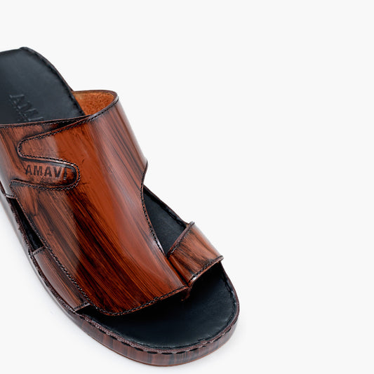 جلد أسمر مصقول + جوارب سوداء