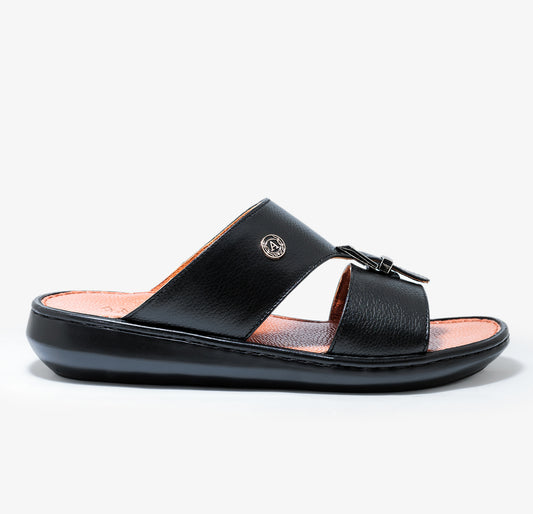 جلد تمساح أسود صغير + جوارب بلون أسمر فاتح