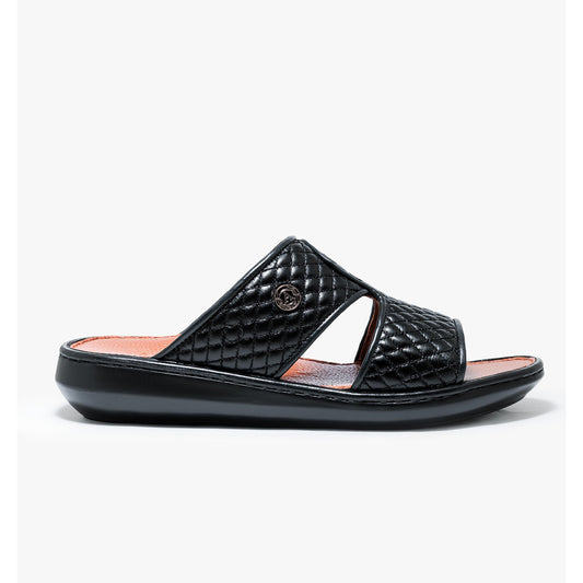 جلد تمساح أسود + جوارب بلون أسمر فاتح