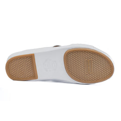 13- Classic 712 - White Crown and Black Ostrich Print
