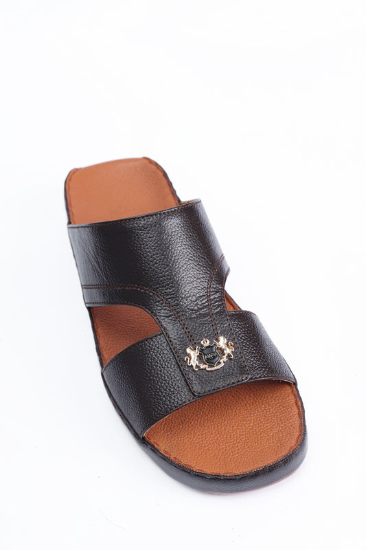 LUXURY 117 - MILLED LEATHER BLACK