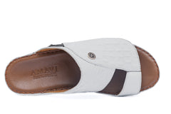 CLASSIC 713 - CROC FINISH WHITE