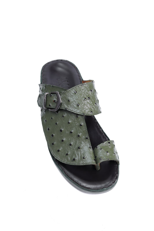CLASSIC 785 - OSTRITCH FINISH OLIVE GREEN