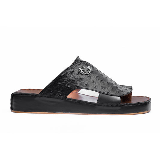 1002-Luxury 432-Black Ostrich Print (Special Edition)