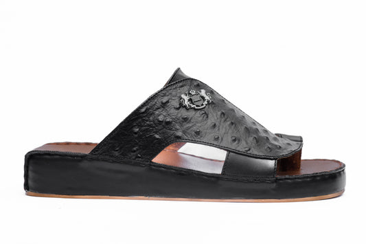 LUXURY 122 - OSTRITCH FINISH BLACK
