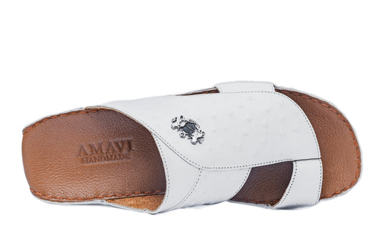 LUXURY 122 - OSTRITCH FINISH WHITE