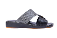 PREMIO 805 - BLACK COBRA GREY OSTRITCH PATTERN