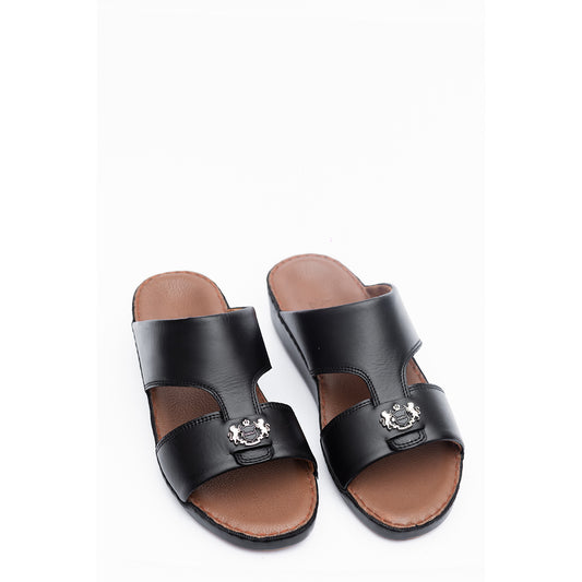 13- Classic 712 - White Crown and Black Ostrich Print