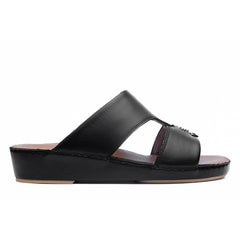 13- Classic 712 - White Crown and Black Ostrich Print