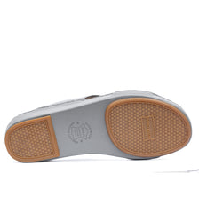 13- Classic 712 - White Crown and Black Ostrich Print