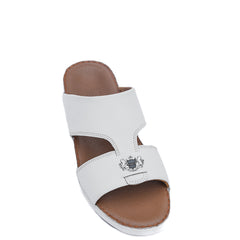 13- Classic 712 - White Crown and Black Ostrich Print