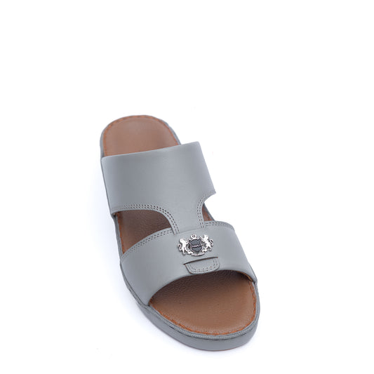 13- Classic 712 - White Crown and Black Ostrich Print