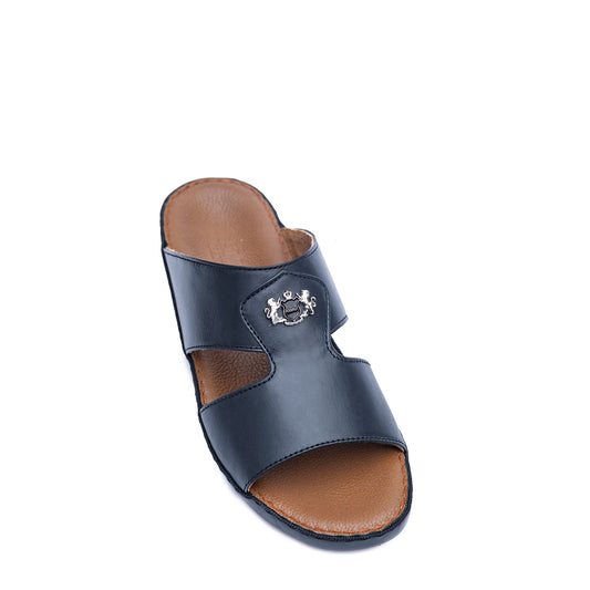 13- Classic 712 - White Crown and Black Ostrich Print